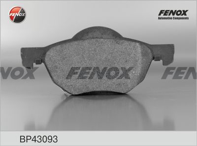 BP43093 FENOX Комплект тормозных колодок, дисковый тормоз