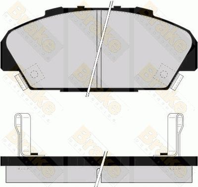 PA1531 Brake ENGINEERING Комплект тормозных колодок, дисковый тормоз