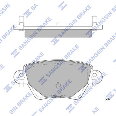 SP2031 Hi-Q Комплект тормозных колодок, дисковый тормоз