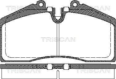 811029160 TRISCAN Комплект тормозных колодок, дисковый тормоз