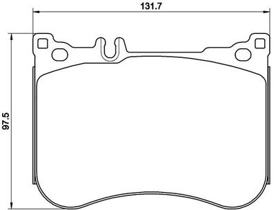 P50114 BREMBO Комплект тормозных колодок, дисковый тормоз