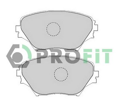 50001514C PROFIT Комплект тормозных колодок, дисковый тормоз