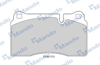 MBF015390 MANDO Комплект тормозных колодок, дисковый тормоз