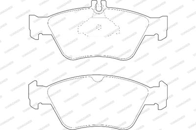 WBP21664A WAGNER Комплект тормозных колодок, дисковый тормоз