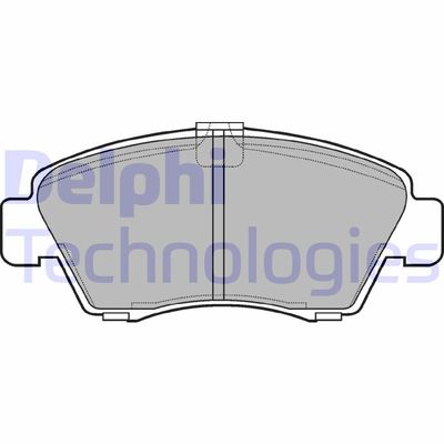 LP810 DELPHI Комплект тормозных колодок, дисковый тормоз