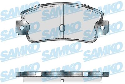 5SP106 SAMKO Комплект тормозных колодок, дисковый тормоз