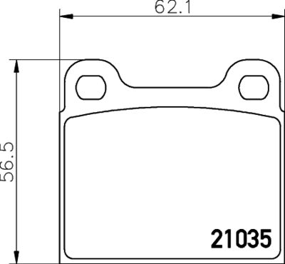 PCP1450 DON Комплект тормозных колодок, дисковый тормоз