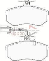 ADB1430 COMLINE Комплект тормозных колодок, дисковый тормоз