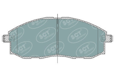 SP324PR SCT - MANNOL Комплект тормозных колодок, дисковый тормоз