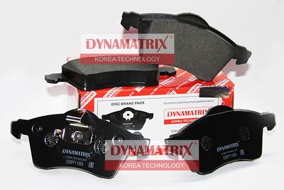 DBP1163 DYNAMATRIX Комплект тормозных колодок, дисковый тормоз