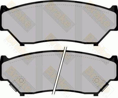 PA1080 Brake ENGINEERING Комплект тормозных колодок, дисковый тормоз