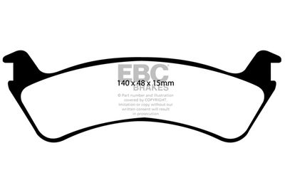 DP61130 EBC Brakes Комплект тормозных колодок, дисковый тормоз