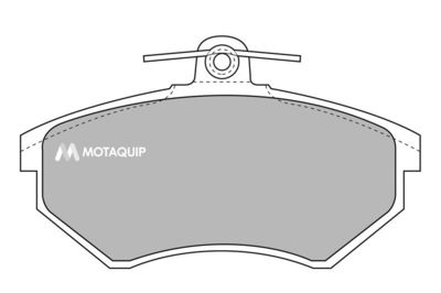 LVXL655 MOTAQUIP Комплект тормозных колодок, дисковый тормоз