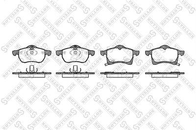 694002BSX STELLOX Комплект тормозных колодок, дисковый тормоз