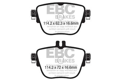 DP22337 EBC Brakes Комплект тормозных колодок, дисковый тормоз