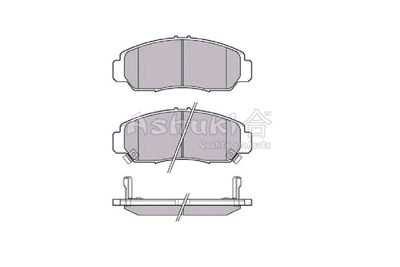 H02540 ASHUKI by Palidium Комплект тормозных колодок, дисковый тормоз