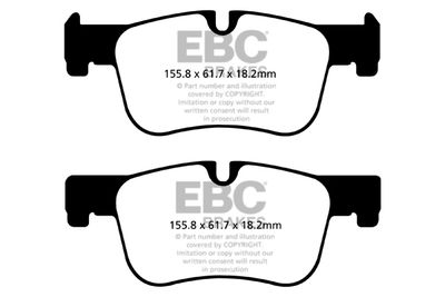 DP22143 EBC Brakes Комплект тормозных колодок, дисковый тормоз