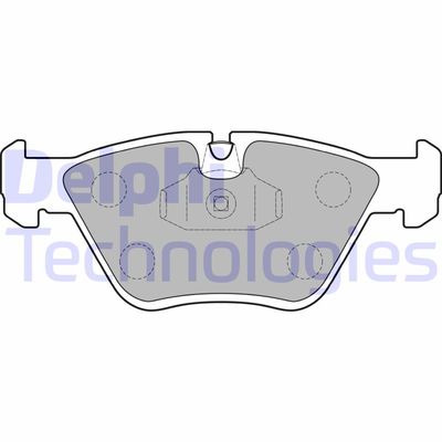 LP1843 DELPHI Комплект тормозных колодок, дисковый тормоз