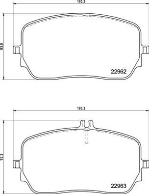 P50149 BREMBO Комплект тормозных колодок, дисковый тормоз