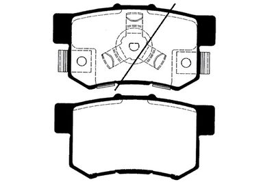 RA04602 RAICAM Комплект тормозных колодок, дисковый тормоз