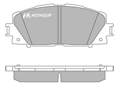 LVXL1325 MOTAQUIP Комплект тормозных колодок, дисковый тормоз