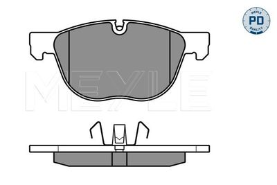 0252417019PD MEYLE Комплект тормозных колодок, дисковый тормоз