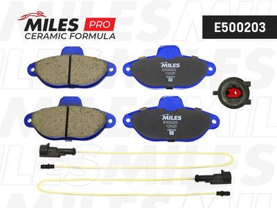 E500203 MILES Комплект тормозных колодок, дисковый тормоз