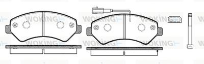 P1375312 WOKING Комплект тормозных колодок, дисковый тормоз