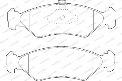 WBP23101A WAGNER Комплект тормозных колодок, дисковый тормоз