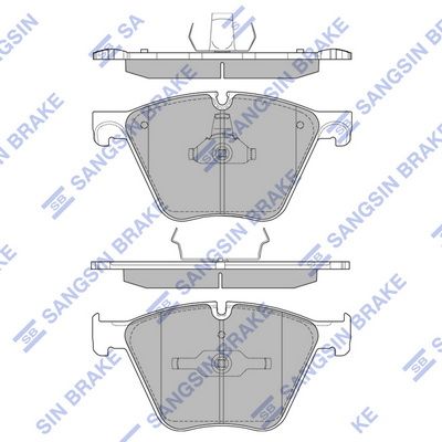 SP2395 Hi-Q Комплект тормозных колодок, дисковый тормоз