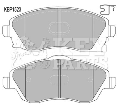 KBP1523 KEY PARTS Комплект тормозных колодок, дисковый тормоз