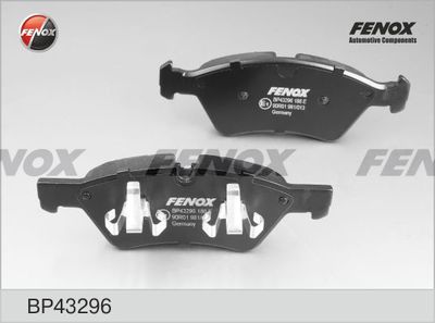 BP43296 FENOX Комплект тормозных колодок, дисковый тормоз