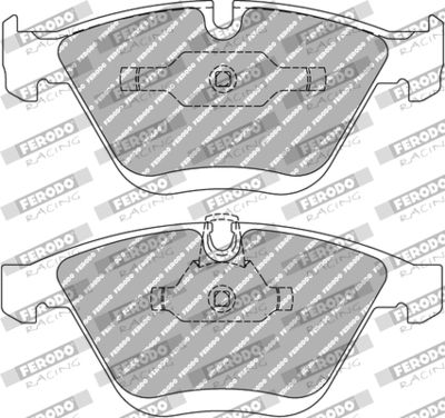 FCP1628R FERODO RACING Комплект тормозных колодок, дисковый тормоз