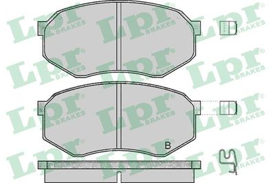 05P374 LPR Комплект тормозных колодок, дисковый тормоз