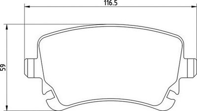 363710201410 MAGNETI MARELLI Комплект тормозных колодок, дисковый тормоз