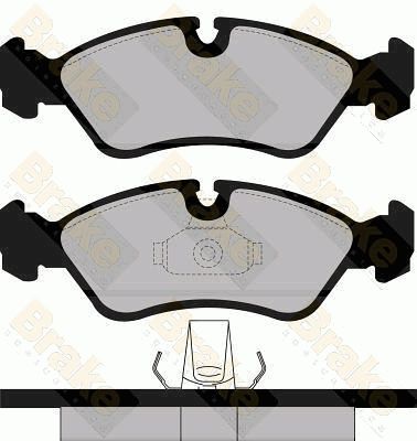 PA1115 Brake ENGINEERING Комплект тормозных колодок, дисковый тормоз