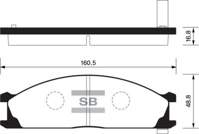 FBP1140 FI.BA Комплект тормозных колодок, дисковый тормоз