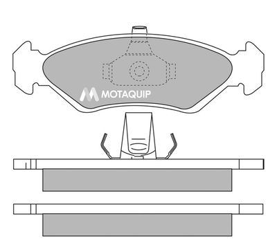 LVXL154 MOTAQUIP Комплект тормозных колодок, дисковый тормоз