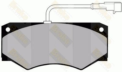 PA1314 Brake ENGINEERING Комплект тормозных колодок, дисковый тормоз