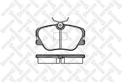 200000BSX STELLOX Комплект тормозных колодок, дисковый тормоз