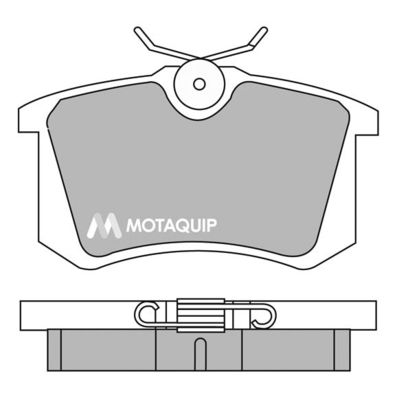 LVXL504 MOTAQUIP Комплект тормозных колодок, дисковый тормоз