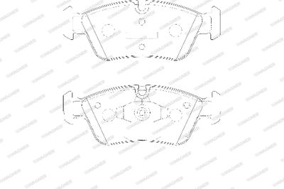 WBP23935A WAGNER Комплект тормозных колодок, дисковый тормоз