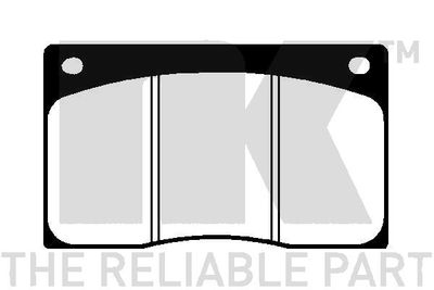 229944 NK Комплект тормозных колодок, дисковый тормоз