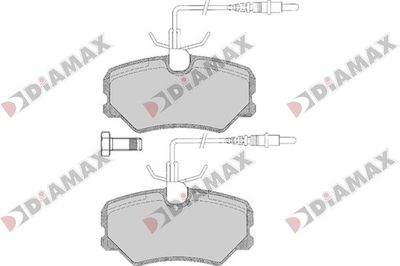 N09836 DIAMAX Комплект тормозных колодок, дисковый тормоз