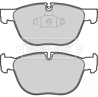 BBP2066 BORG & BECK Комплект тормозных колодок, дисковый тормоз