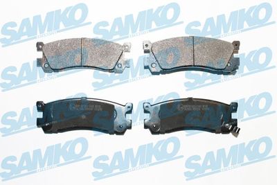 5SP038 SAMKO Комплект тормозных колодок, дисковый тормоз