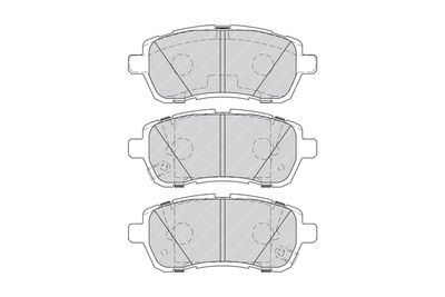 FDB4279 FERODO Комплект тормозных колодок, дисковый тормоз