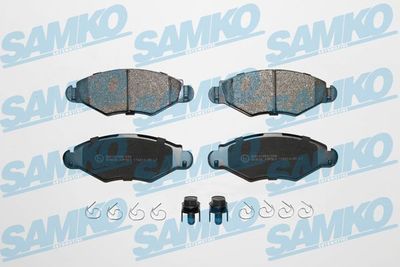 5SP903 SAMKO Комплект тормозных колодок, дисковый тормоз