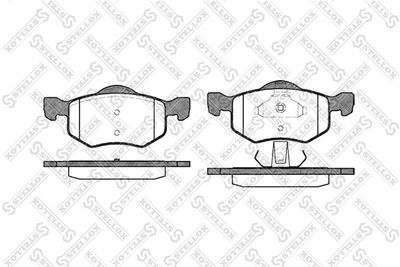 813000SX STELLOX Комплект тормозных колодок, дисковый тормоз