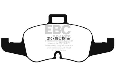 DP32256C EBC Brakes Комплект тормозных колодок, дисковый тормоз